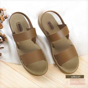 Official Amkha Shop Sandal CAMOU ARIANA Sandal Wanita Wedges Tali Sole Anti Slip Tidak Licin
