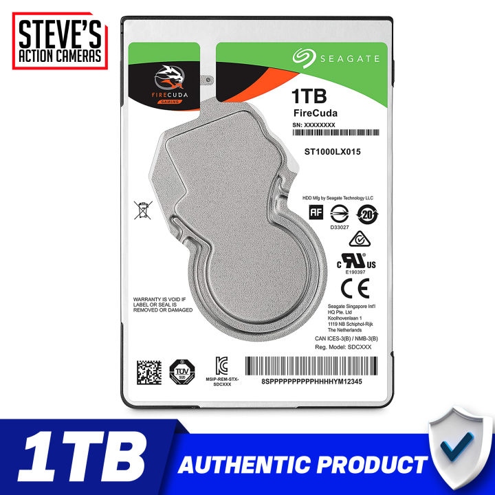 Seagate FireCuda ST1000LX015 1TB SSHD Gaming Solid State