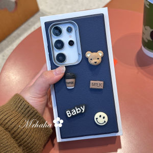 MrHaHa Leather Case For Huawei Honor 50 90 200pro 4G 5G X9 X7A X5B X7C X9C X7 X8 X6A X8A X9A X5 X8 X9B X7B X8B X6B 3D DIY Cartoon Cute Bear Doll Colorful Simple Retro Style Leather Case Shockproof Phone Cases