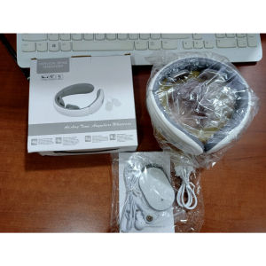 Alat Pijat Leher Elektrik EMS 3D Smart Fit Terapi Magnetik 6 Mode dan 9 Level