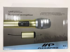 Megapro- UHF M-2 UNIVERSAL WIRELESS MICROPHONE