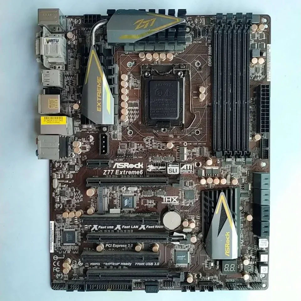 ASRock Z77 Extreme4 Desktop Board Z77 Motherboard Slot LGA1155 DDR3 SATA3  USB3.0 Support I7 3770K | Lazada PH