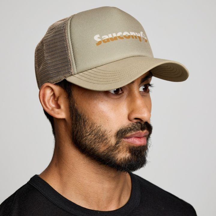 SAUCONY FOAMIE TRUCKERS HAT New Saucony Run Trucker Hat Foam Snapback Mesh Cap  main image 4