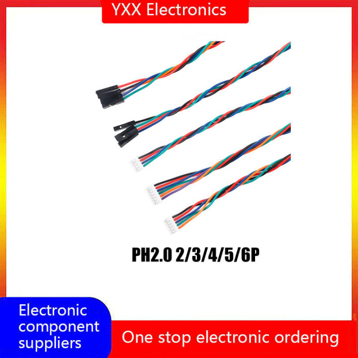 Duttek Cavo PH2.0 A Dupont 2.54 Mm – Prolunga USB 2.0 30cm, 4 Pin Femmina A Maschio, Schermato In Rame, Per Scheda Madre E Progetti Elettronici - 2