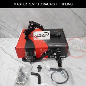 MASTER REM KTC RACING + HANDLE KOPLING 1 SET UNIVERSAL UP 105 SEMUA MOTOR FULL CNC AEROX 155 / VARIO 125 150 NEW OLD / BEAT / R15 / CBR 150R / NINJA 250
