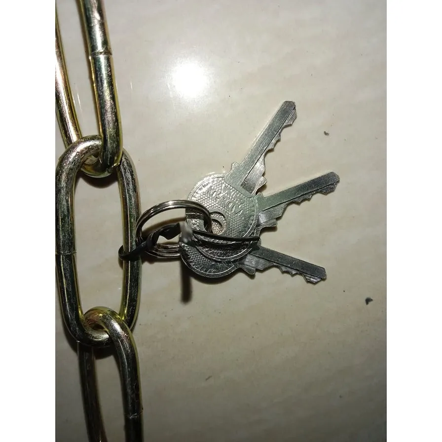 Chain Lock With Key Heavy Duty