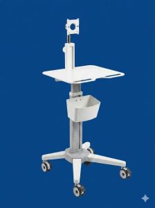 sg assembled monitor stand SPEEDSMOUNT  medical trolley cart  height adjustable