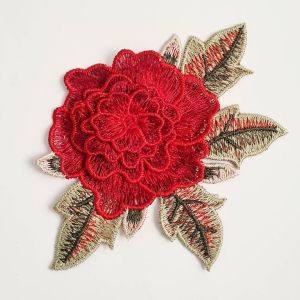 Bordir bunga 3d import