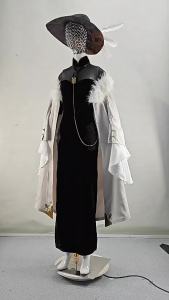 Popular under the night sky BOSS Black modified cheongsam a complete costume for cosplay at anime conventions