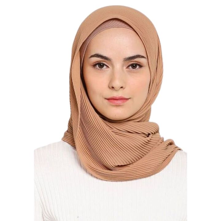 shawl crush pleated