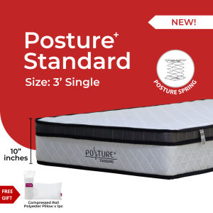 (Top Pick) Goodnite Posture Standard 10inch Thick + Posture Coil Mattress (King/Queen/SuperSingle/Single) (10 Years Warranty)