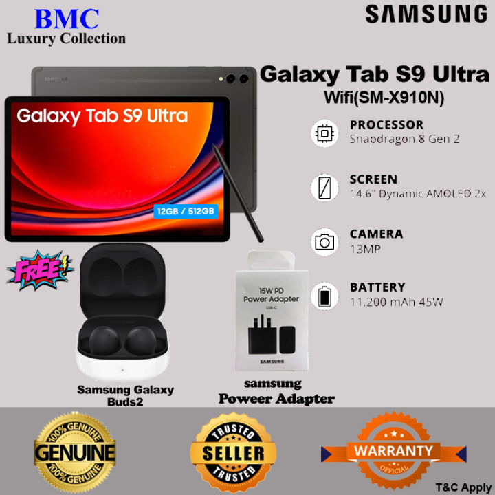 SAMSUNG SMX910N TAB S9 ULTRA WIFI 12+512GB samsung malaysia Lazada