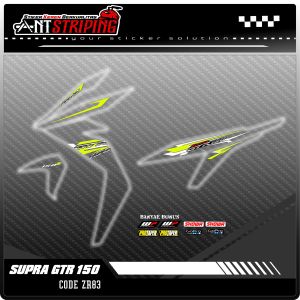 Striping Stiker Motor Supra Gtr 150 Transparan Semifull kode ZR83
