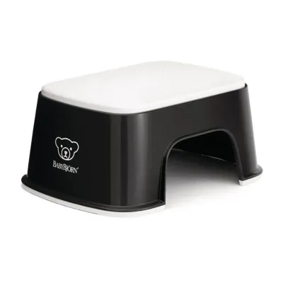 BabyBjorn Step Stool - Black White