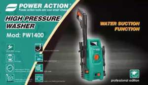 POWER ACTION HIGH PRESSURE WASHER WATERJET 1400watt