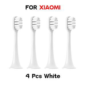 4PCS Replacement Brush Heads For XIAOMI MIJIA T300/T500/T700 Sonic Electric Tooth Vacuum Package Nozzles Soft DuPont Caps Bristle Brush
