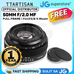TTArtisan 50mm F/2.0 Full Frame Format Sony E | Nikon Z | Leica L | FUJIFILM X Mount Prime Lens Large Aperture Full Metal Body MF Manual Focus 19.2" Focusing Distance Clicked Aperture Ring for Low Light Photography and Smooth Bokeh | JG Superstore