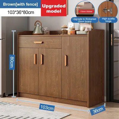 Sideboard Cabinet Kitchen Side Cabinet Tea Cabinet Microwave Oven Storage Cabinet 60/80/100/120 cm