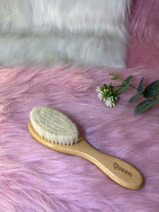 Chổi phủi tóc lông cừu QUEEN CỌ CHẢI LÔNG SIÊU MỀM phủi sạch và êm ái không gây đau da bền chắc