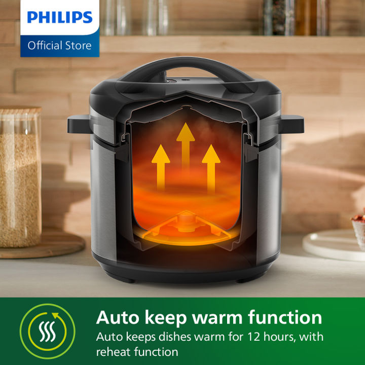 PHILIPS%203000%20Series%2016-in-1%20MultiCooker%20%E2%80%93%20HD2237/73,%20Pressure%20Cooker,%201300W,%202%20Pots,%20Reheat%20Function%20-%20Image%206