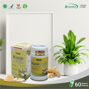 Kapsul Kunir Putih Obat Kanker Herbal Lambung Sembelit Perut Kembung