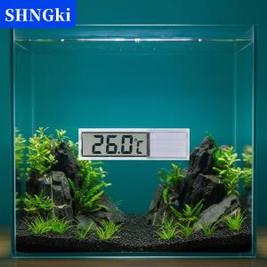 [COD] 🔥🔥🔥SHNGki Không thấm nước hồ cá nhiệt kế 3D kỹ thuật số LCD điện tử cá nhiệt độ bể cá rùa Temp Meter trang trí hồ cá