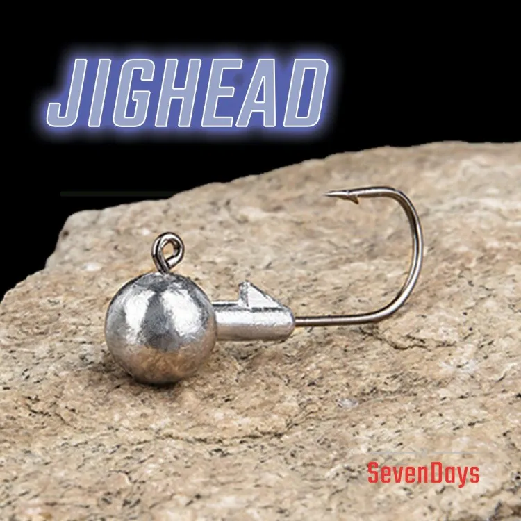 5 PCS] Leaded Jig Head Hook (3.5g/5g/7g/10g/14g) Soft Plastic