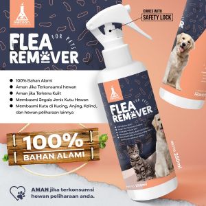 Obat Kutu Hewan Kucing Bahan Alami RACOON / Flea Remover
