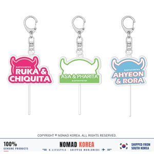 BABYMONSTER Keyring Set Keychain Official Kpop MD Goods