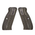 Guuun Grips CZ 75 Grips Thin OPS Texture Full Size CZ75 SP-01 Tactical G10 Grips. 