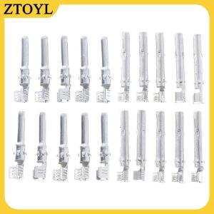 ZTOYL 5 10 cặp MC4 quang điện kết nối lõi bên trong nam và nữ cắm thiết bị đầu cuối tích cực và tiêu cực đồng đóng hộp bộ phận kim loại
