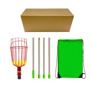 Lightweight Aluminum Extendable Pickers Tool With Non Slip Grip Orchard Harvesting Tool For Home And Farm Use