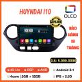 [Trả góp 0%] Xenon Aozoom tặng kèm Đầu DVD Android OLED C2 cho xe Ô tô Hyundai I10 RAM 2 ROM 32GB. 