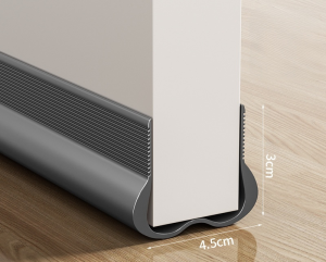 แถบกันน้ำกันเสียงสำหรับประตูด้านล่างแบบมีกาวในตัวสำหรับช่องว่างในห้องนอน