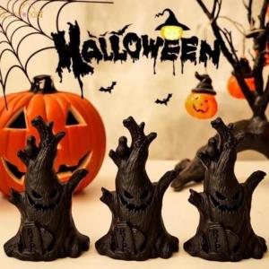 Đèn Trang Trí Halloween Cây Ma Quái Phát Sáng Decor Bàn Tiệc Nhà Cửa Quán Xáq Lễ Hội Hóa Trang