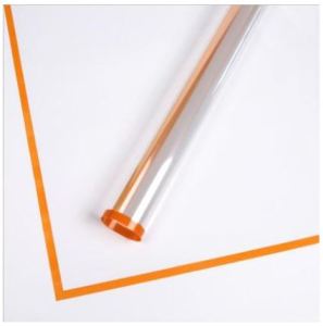 Flower Wrapping Transparant Line Color Kertas Buket Bunga Cellophane Ecer KB6007