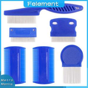 6pcs/Set Dog Lice Removal Comb Flea Comb Head Hair Comb Pet Cleaning Tools