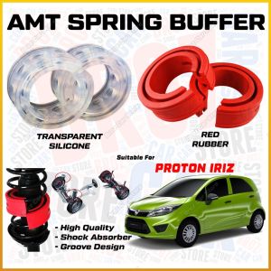 ♾️ For Proton Iriz AMT Car Spring Buffer Shock Absorber Spring Rubber Bumper Cushion Transparent Silicone Buffer