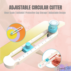 Digiprints PH - 2cm - 20cm Button Pin Adjustable Circle Cutter