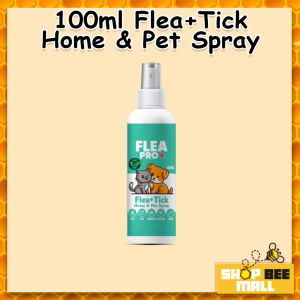[Ubat Kutu] Flea Pro+ Pet Anti Flea Tick Spray 100/500ML Cat Dog Fresh Scent Kucing Kurap Gatal Luka Kulit Fungus 猫狗除跳蚤药