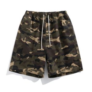 กางเกงขาสั้นอเนกประสงค์ American Camo - กางเกงขาตรงแนวสปอร์ตผ่อนคลายลําลองผ้าสวมใส่สบายและสวมใส่ง่าย