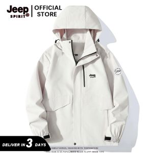 Jeep Spirit Hiking Jacket For Women Waterproof Sports Yoga Zipper Jackets Windproof Hoodies