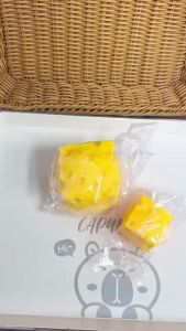 Jumbo Cheese Squeeze Toy Slow Rebound Giant Squishy Stress Relief Sensory Fidget Toy Soft ASMR