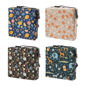 Non-Slip Bottom Booster Seat for Table Child/Kids/Baby Booster Seat for Dining Table with 2 Adjustable Strap Buckle