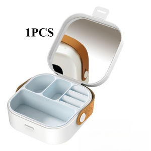 Portable Jewelry Box – Multi-Functional Separation Organizer for Home Travel Keep Necklaces Tangled