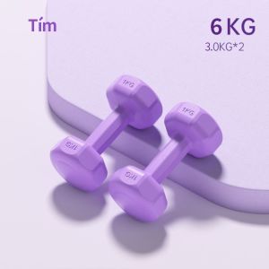Tạ mini 1-6kg màu macaron Bộ tạ tạ thích hợp tập thể dục tại nhà