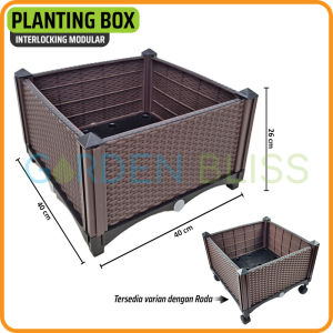 Garden Bliss Planting Box / Raised Bed Interlocking Modular