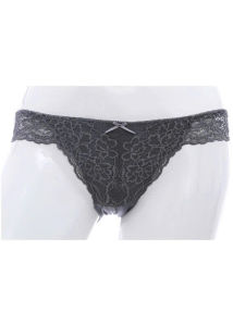 Jobelli Women Lace Intimates Briefs Set with Elasticated Waistband and Bow Detail