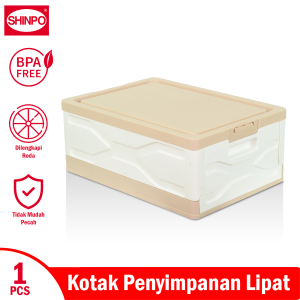 SHINPO Kotak Penyimpanan Lipat 1 Set Compact Folding Storage Box Container SPO-SIP-148