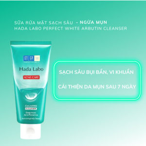 Sữa rửa mặt Hada Labo Dưỡng Trắng Giảm Mụn Hadalabo 80g